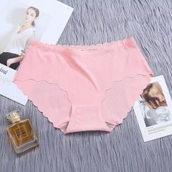 12Pcs Girls Non Marking Invisible Panties