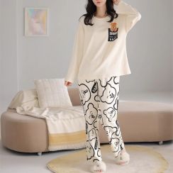 2 Sets Cute and Comfortable Home Pajamas Set