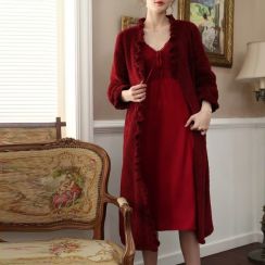 Warm Soft Home Robe In Winter